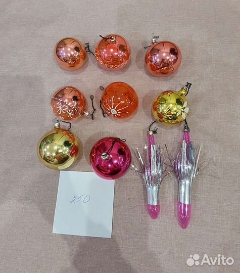 Елочные игрушки СССР