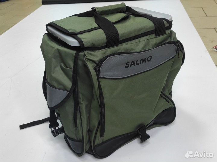 Ящик- рюкзак рыболовный зимний Salmo из 3 частей