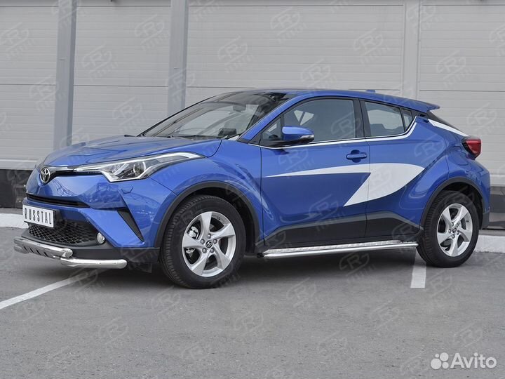 Oyota C-HR 2018- Защита + клыки