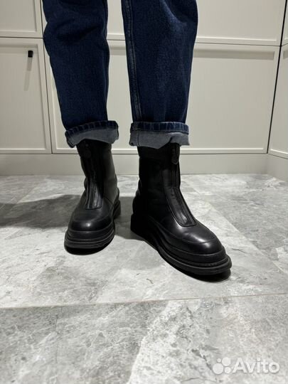 Ботинки зимние кожа+мех 39р