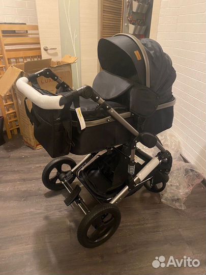 Детская коляска 2в 1 luxmom 555