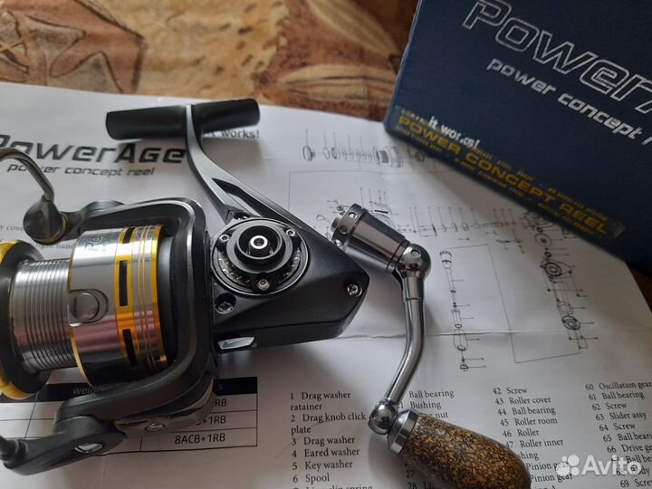 Катушка спиннинговая Power Age 2000 Stringer