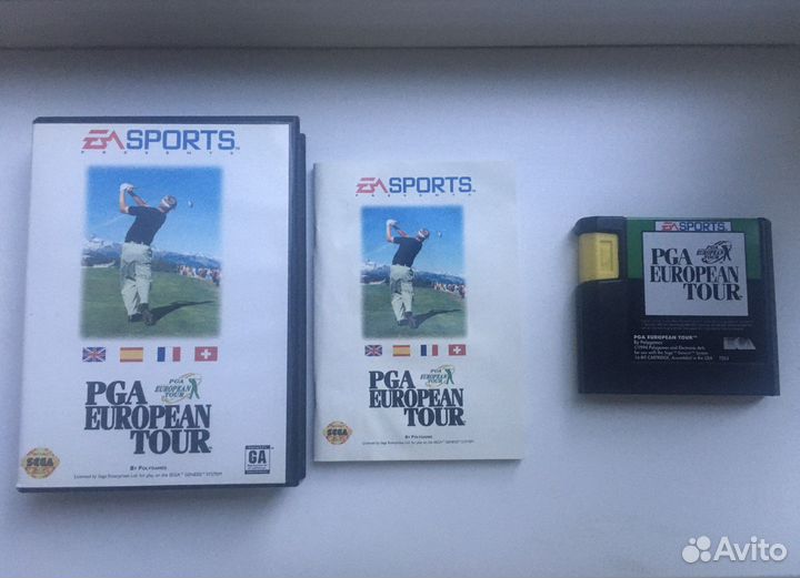 Катридж Sega PGA european tour