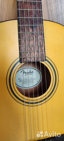 Продам гитару fender ESC-80 ES Natural 3/4