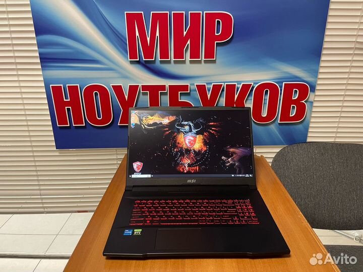Мощный игровой ноутбук MSI / RTX / 32gb/17 дюймов