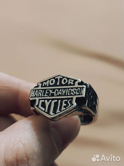 Harley-Davidson Мужской перстень серебро