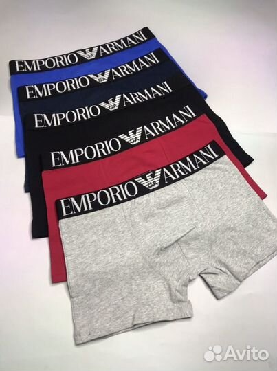 Трусы мужские боксеры Emporio Armani хлопок