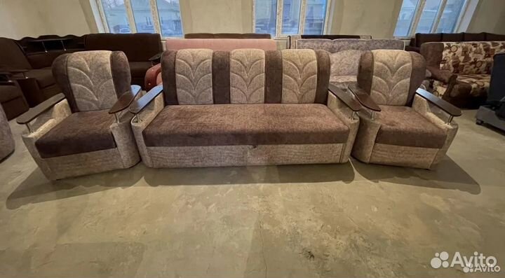 Диван с Креслами Набор Анна