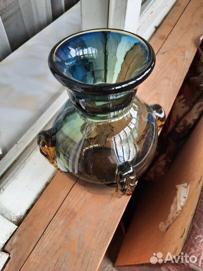 Старинная ваза стекло до 1917г