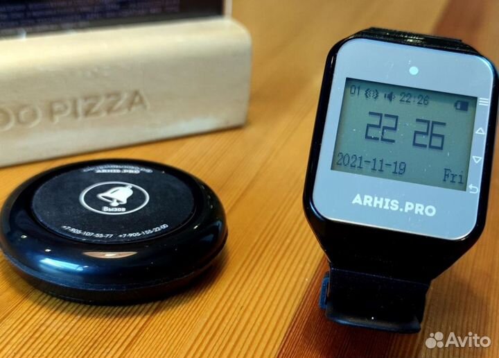 Система- кнопка вызова персонала часы д/склада