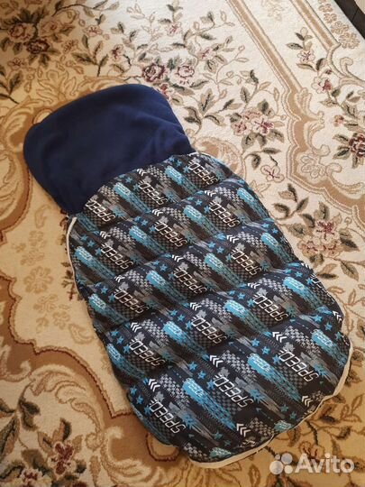 Супер тёплый зимний конверт в коляску/санки