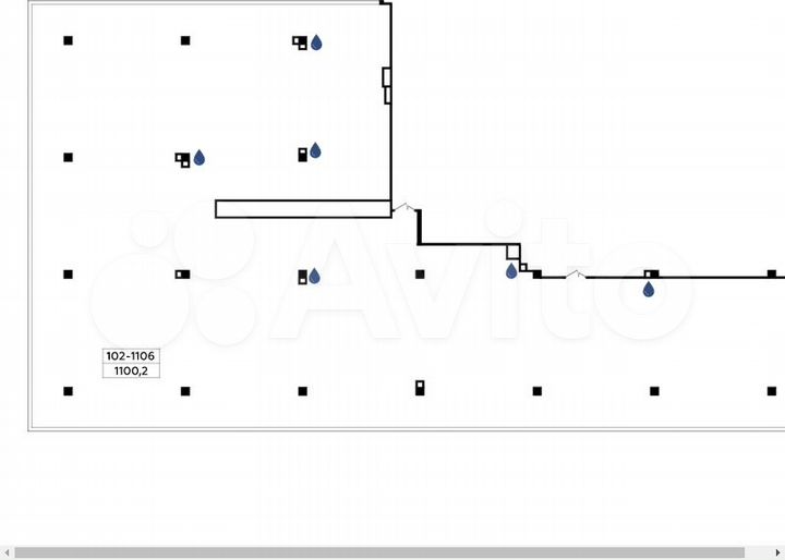 Продается помещение под офис, площадь 1100.2 кв.м