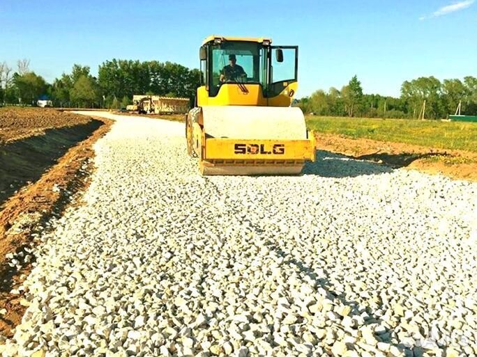 Щебень известковый под парковку