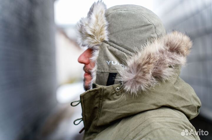 Шапка ушанка Huntsman Yukon Ice финляндия хаки