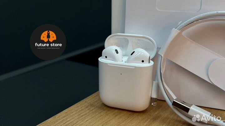 AirPods 2 (гарантия+чехол)