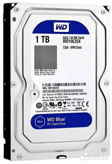 Жесткий диск WD blue 1TB