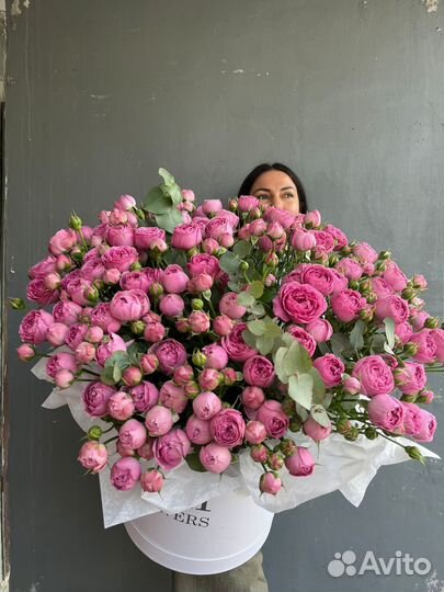 Пионовидные розы с доставкой Казань