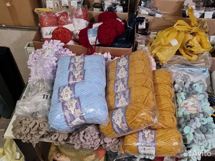 Пряжа в ассортименте