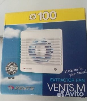Вентилятор вытяжной vents 100 М Турбо