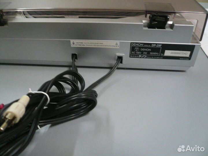 Виниловый проигрыватель denon