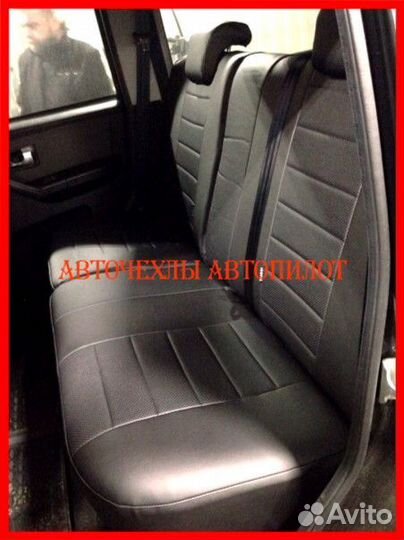 Чехлы Автопилот УАЗ Патриот из экокожи чёрные