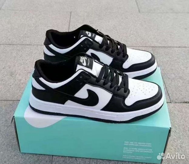 Кроссовки Nike SB Dunk Low Pro black white