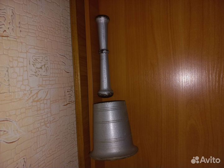 Ступка с пестиком СССР чугун