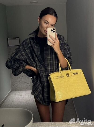 Рубашка Balenciaga клетка