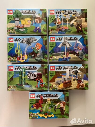 Конструктор Майнкафт Алекс с дельфином