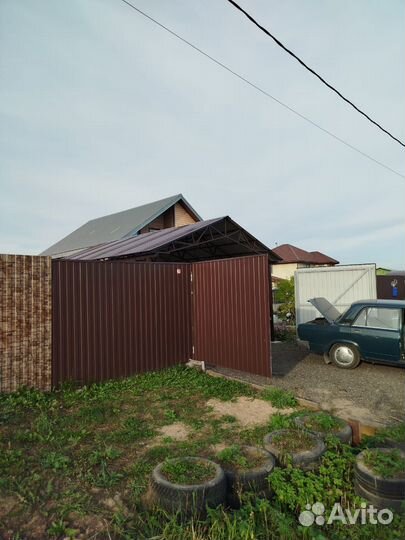 Навес двухскатный