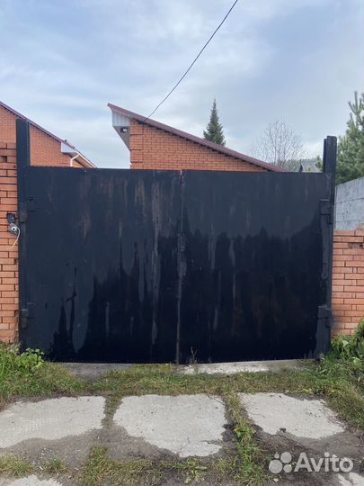 Ворота металические, метал 3 мм