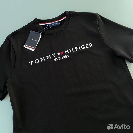 Футболка мужская tommy hilfiger черная