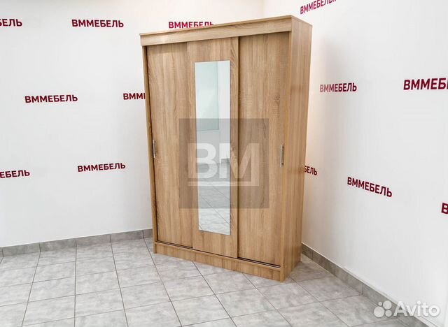 Шкаф купе трёхстворчатый Бася 3, Бесскорбная