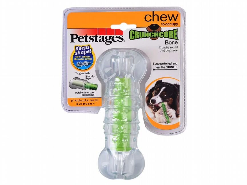 Игрушка д/собак Petstages Хрустящая косточка, 15см