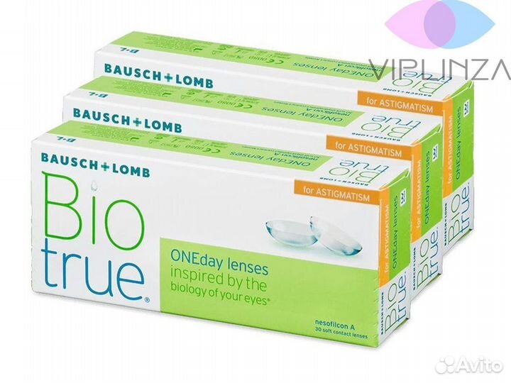 Линзы Biotrue ONEday астигматизм