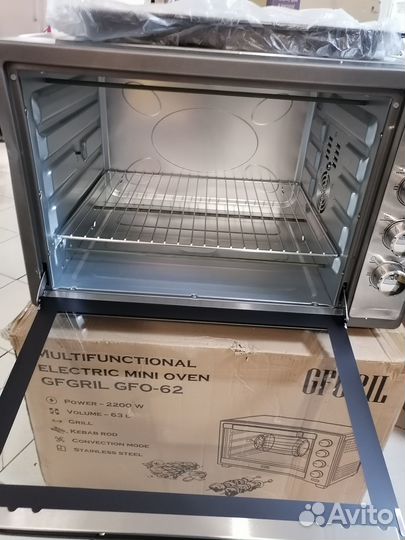 Мини-печь gfgril GFO-62 (63 литра)