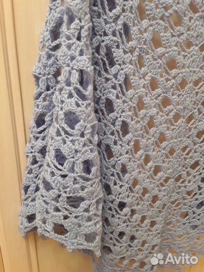 Шаль вязаная ручная работа