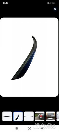 Лип спойлер ваз 2110, priora