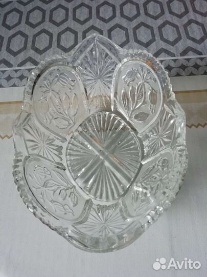 Ваза хрустальная СССР
