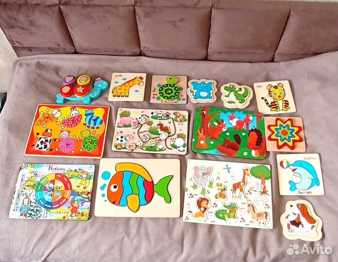 Деревянные пазлы