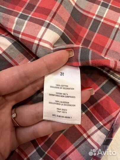 Рубашка carters 98 размер
