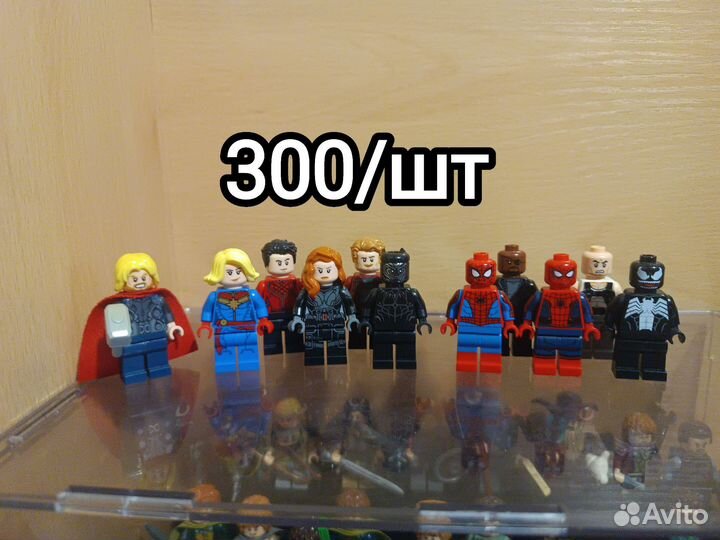 Lego minifigures 100+шт