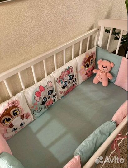 Бортики в детскую кроватку