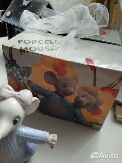 Фарфоровые статуэтки Мышки