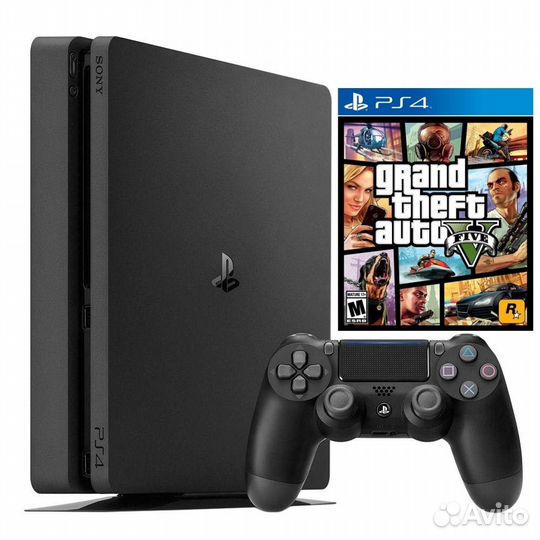 Sony playstation 4 Slim 1tb + гарантия + безнал