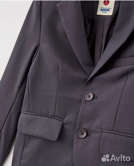 Костюм школьный Button blue новый