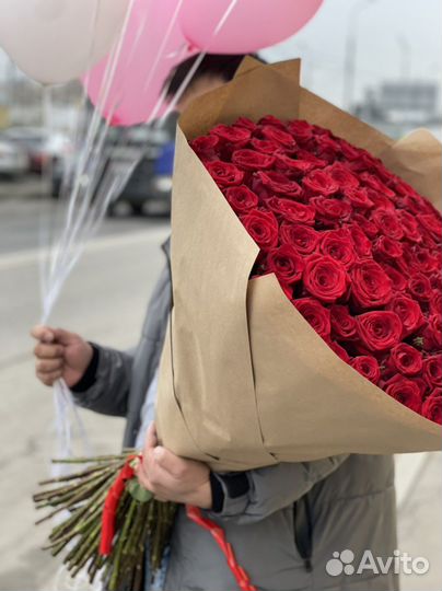 Роза букеты шарики подарки цветы оптом