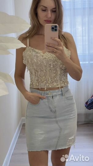 Корсетный топ