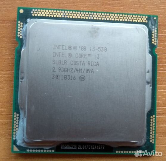 Процессор intel core i3-530