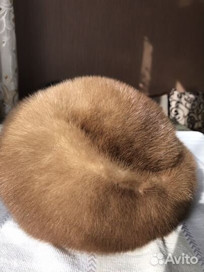 Шапка ушанка норковая женская